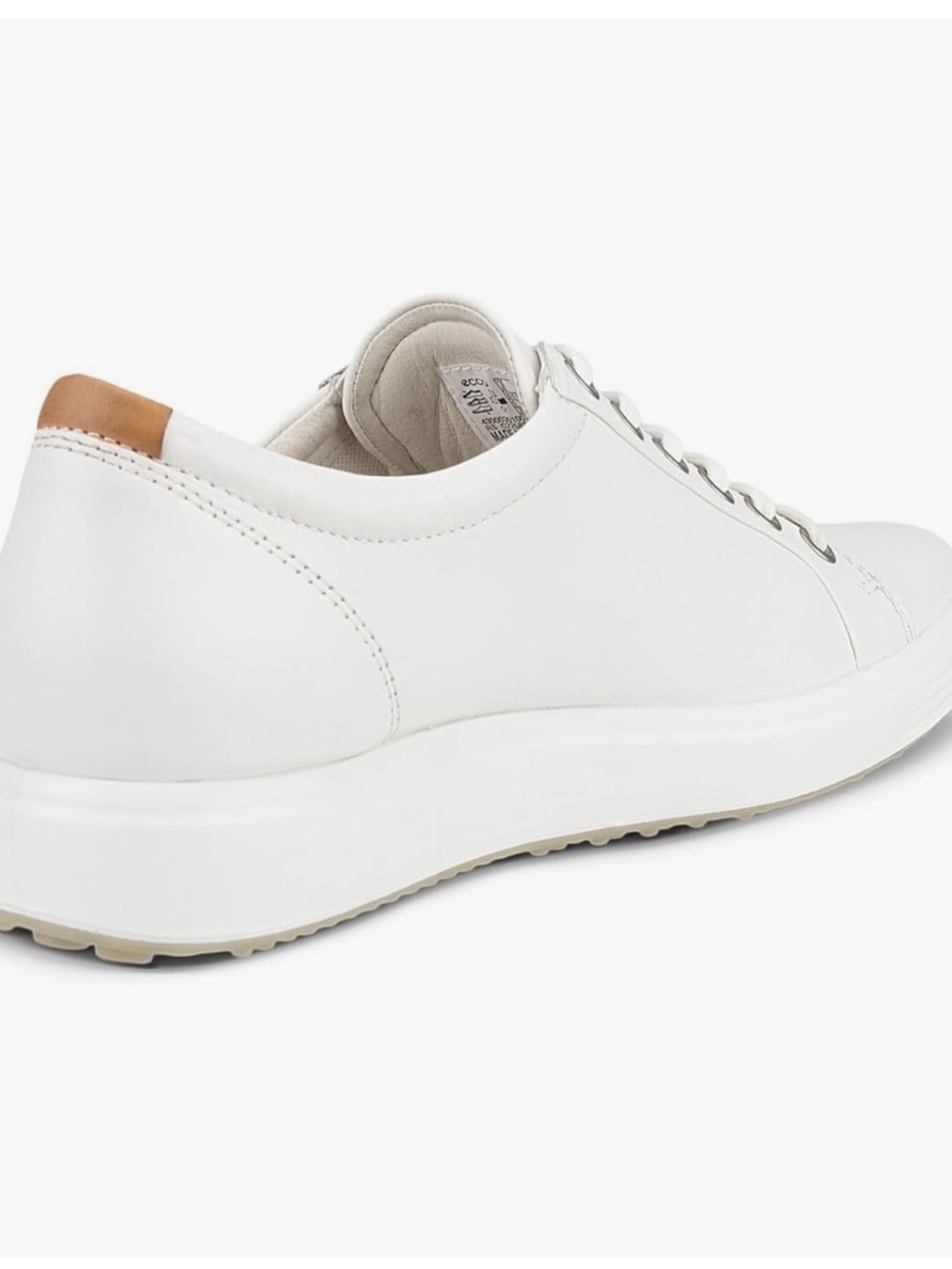 ECCO Women’s Soft 7 Sneakers. White. Size 8-8.5/39 EU. - Picture 8 of 14